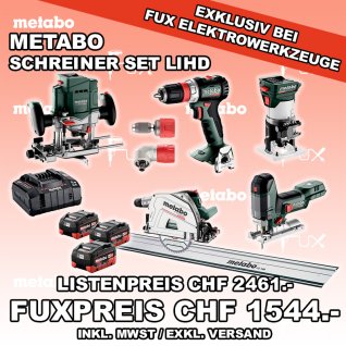 Metabo  Schreiner Set LiHD