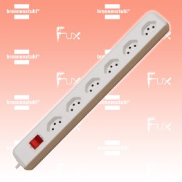 cleverLINE Steckdosenleiste 6-fach 90°